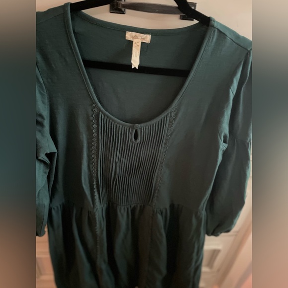 Matilda Jane dress Nadine fancy Charlie. Forrest green VGUC size Large - Picture 5 of 6